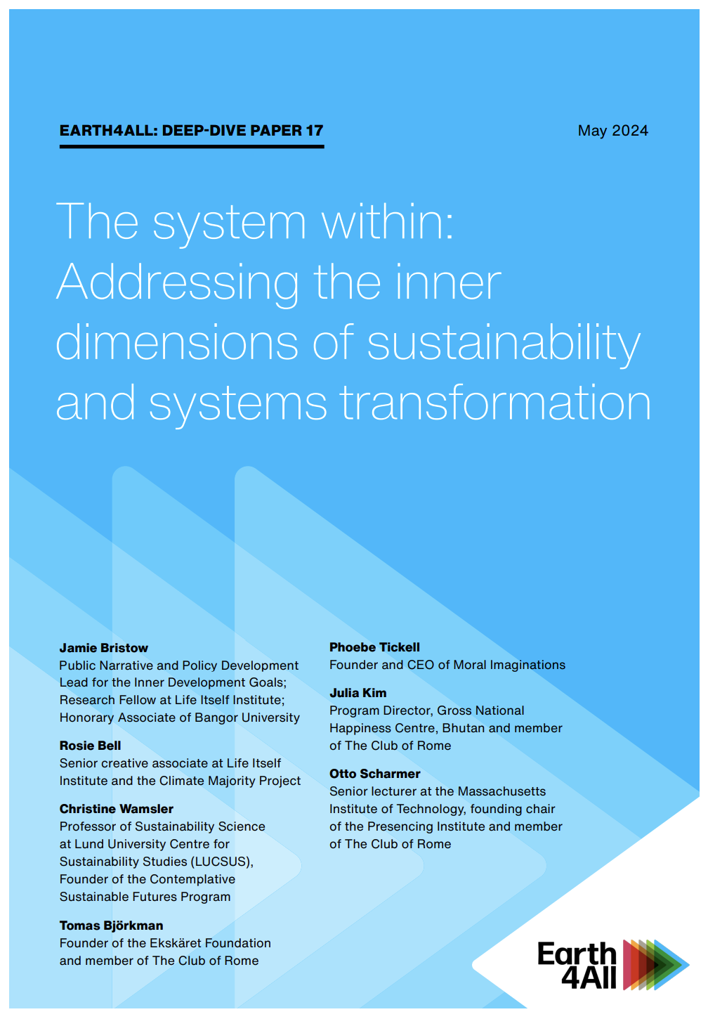 The system within: Addressing the inner dimensions of sustainability and systems transformation